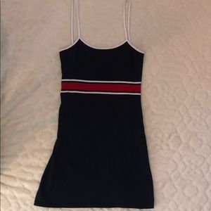 Brandy Melville navy blue (red-striped) Dress